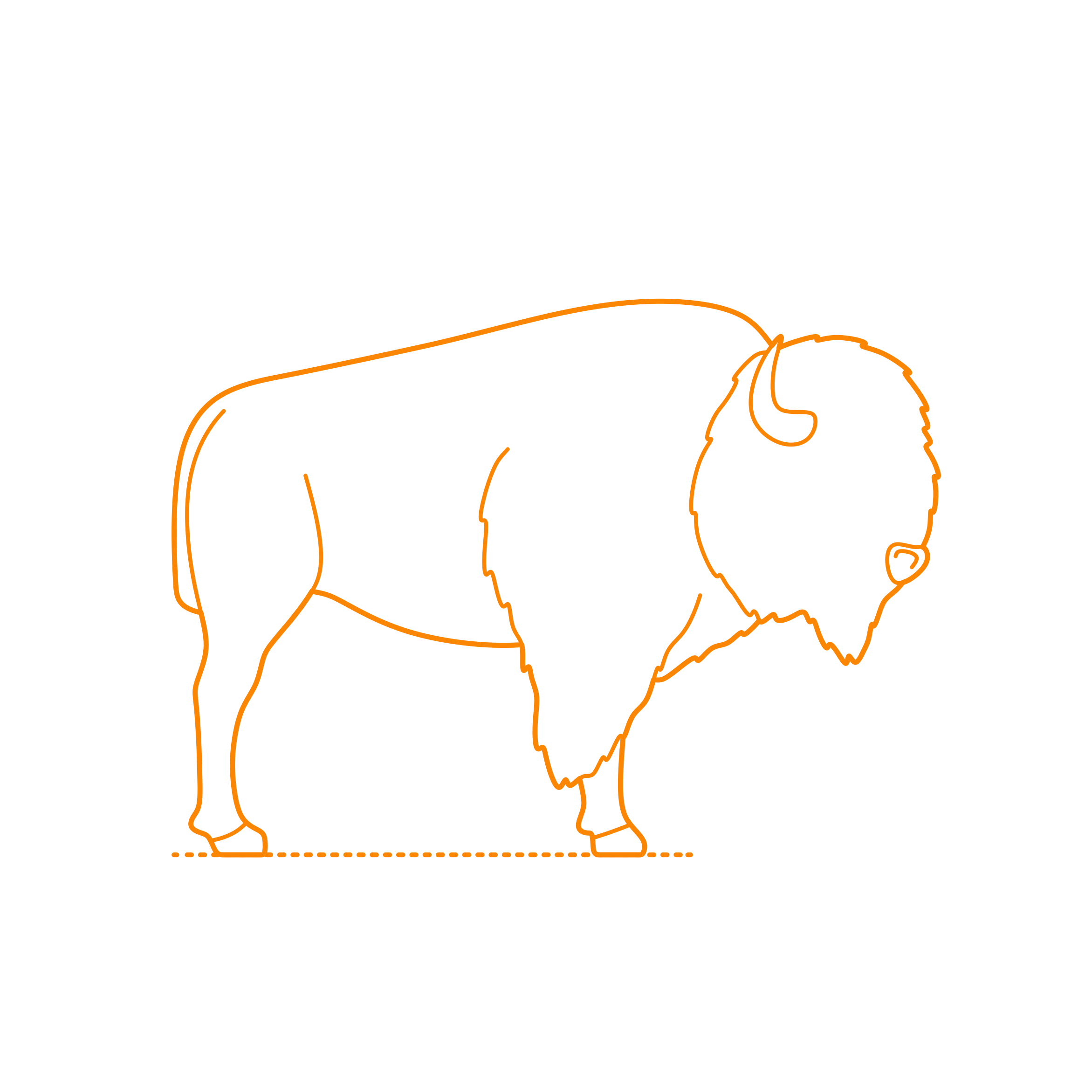 Animals Bovines American Bison Stencil Svg Vector Free Vectors